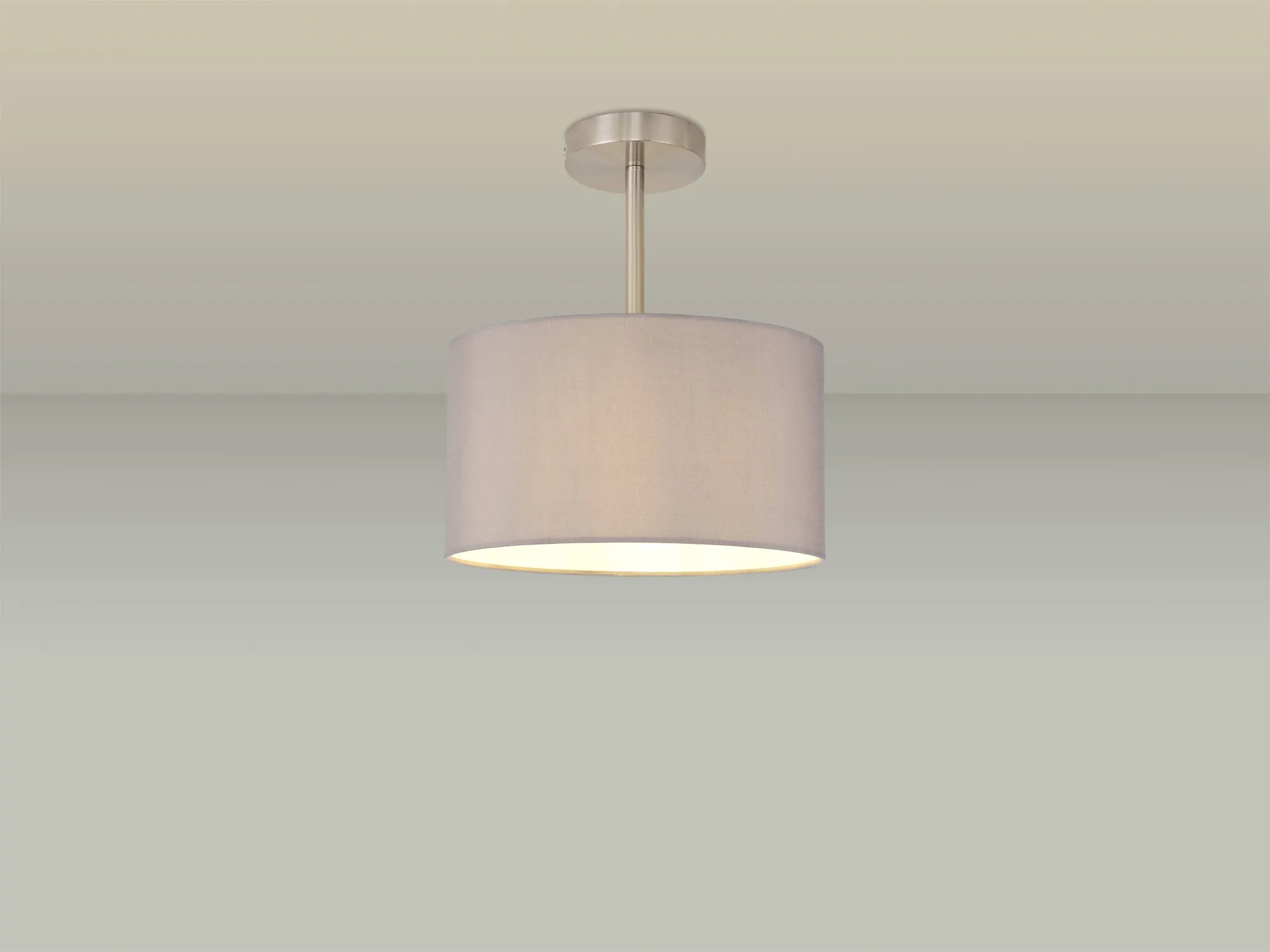 Baymont SN GR Ceiling Lights Deco Semi Flush Fittings Baymont SN GR Ceiling Lights Deco Semi Flush Fittings